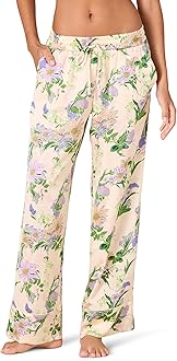 Image of Amazon Essentials Pantalones de pijama largos de satén de corte regular Mujer