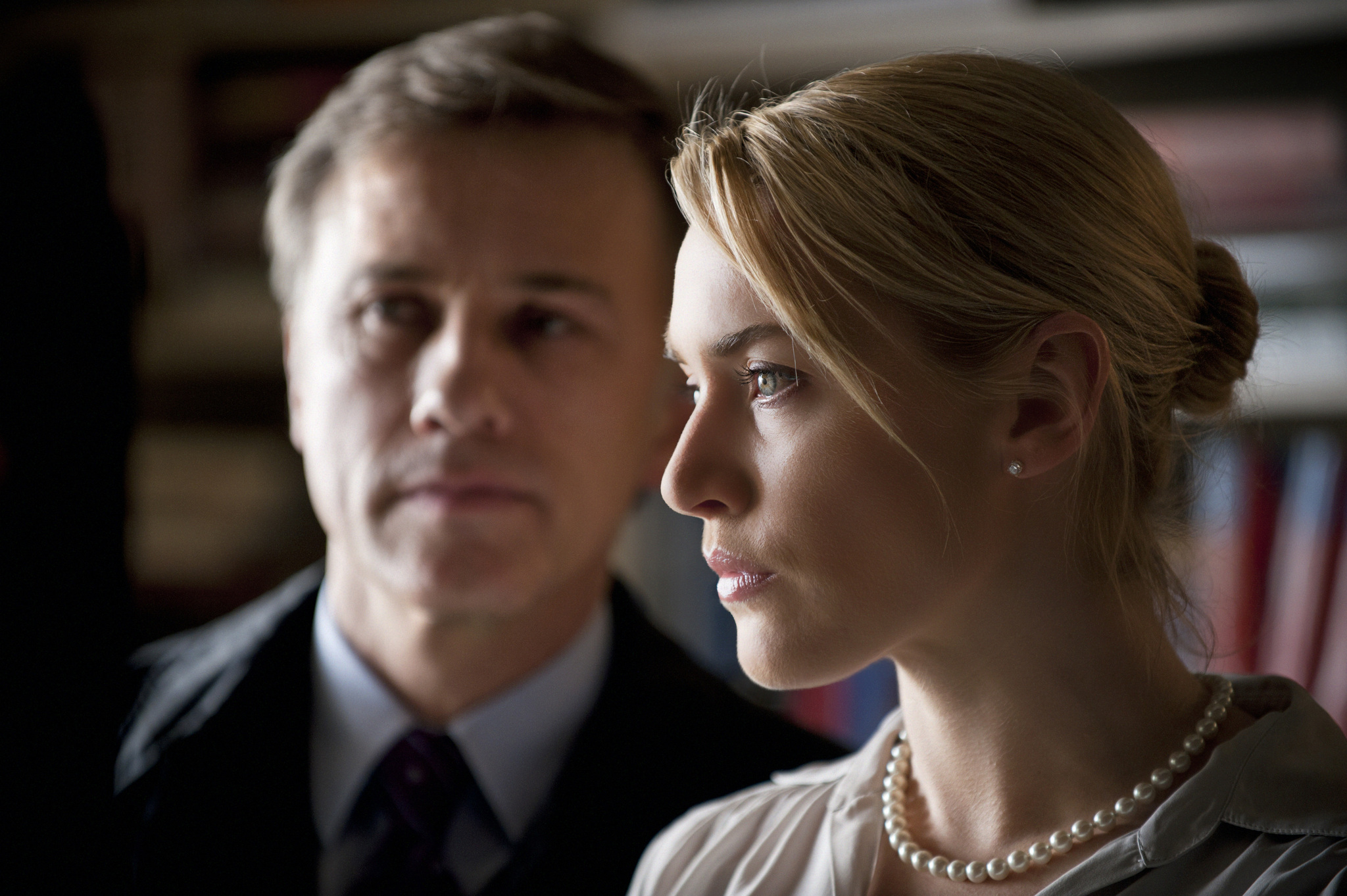 Kate Winslet and Christoph Waltz in Carnage (2011)