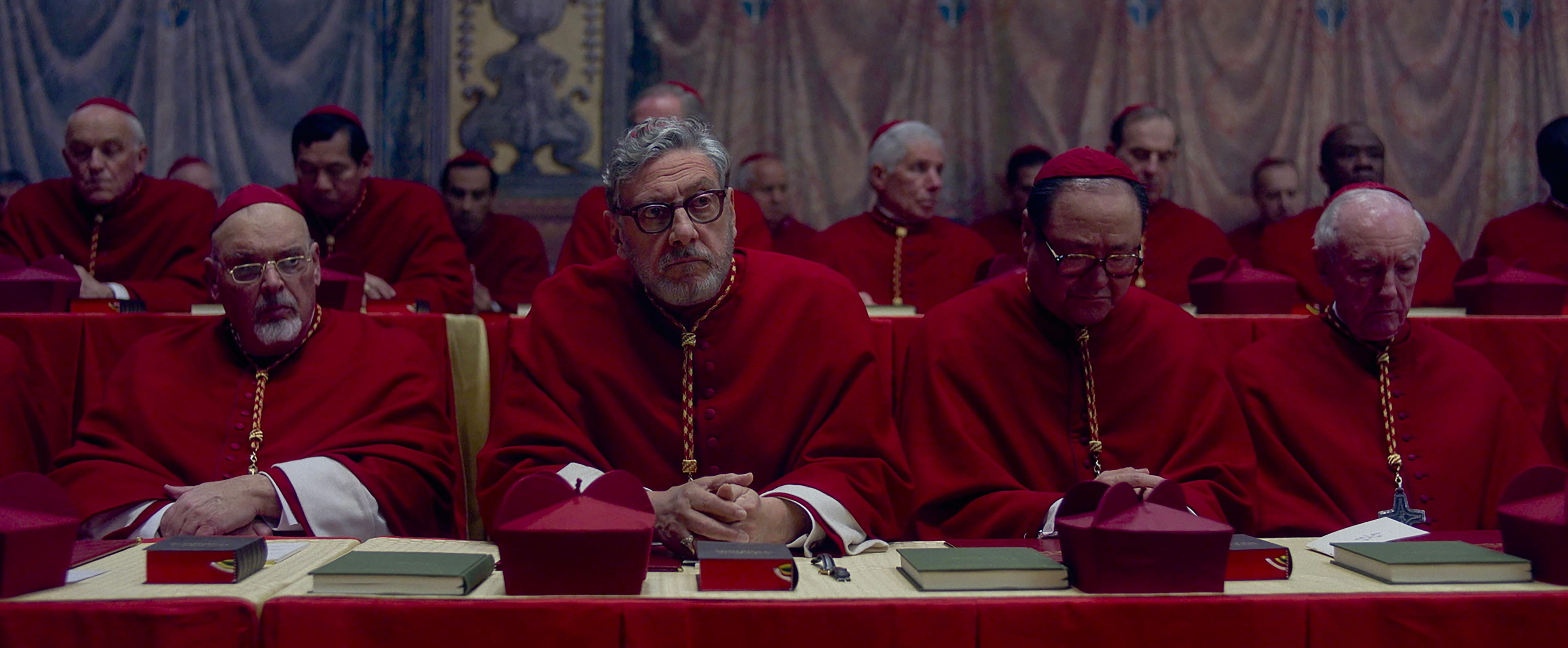 Sergio Castellitto and Vincenzo Failla in Conclave (2024)