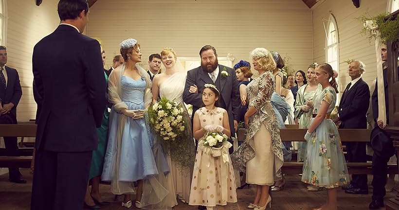 Rebecca Gibney, Caroline Goodall, Shane Jacobson, Sarah Snook, and James Mackay in The Dressmaker (2015)