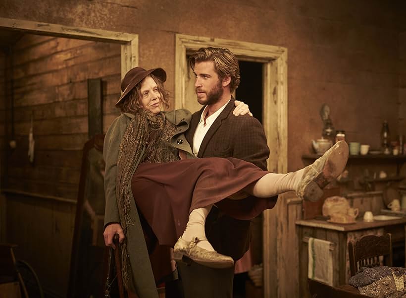 Judy Davis and Liam Hemsworth in The Dressmaker (2015)