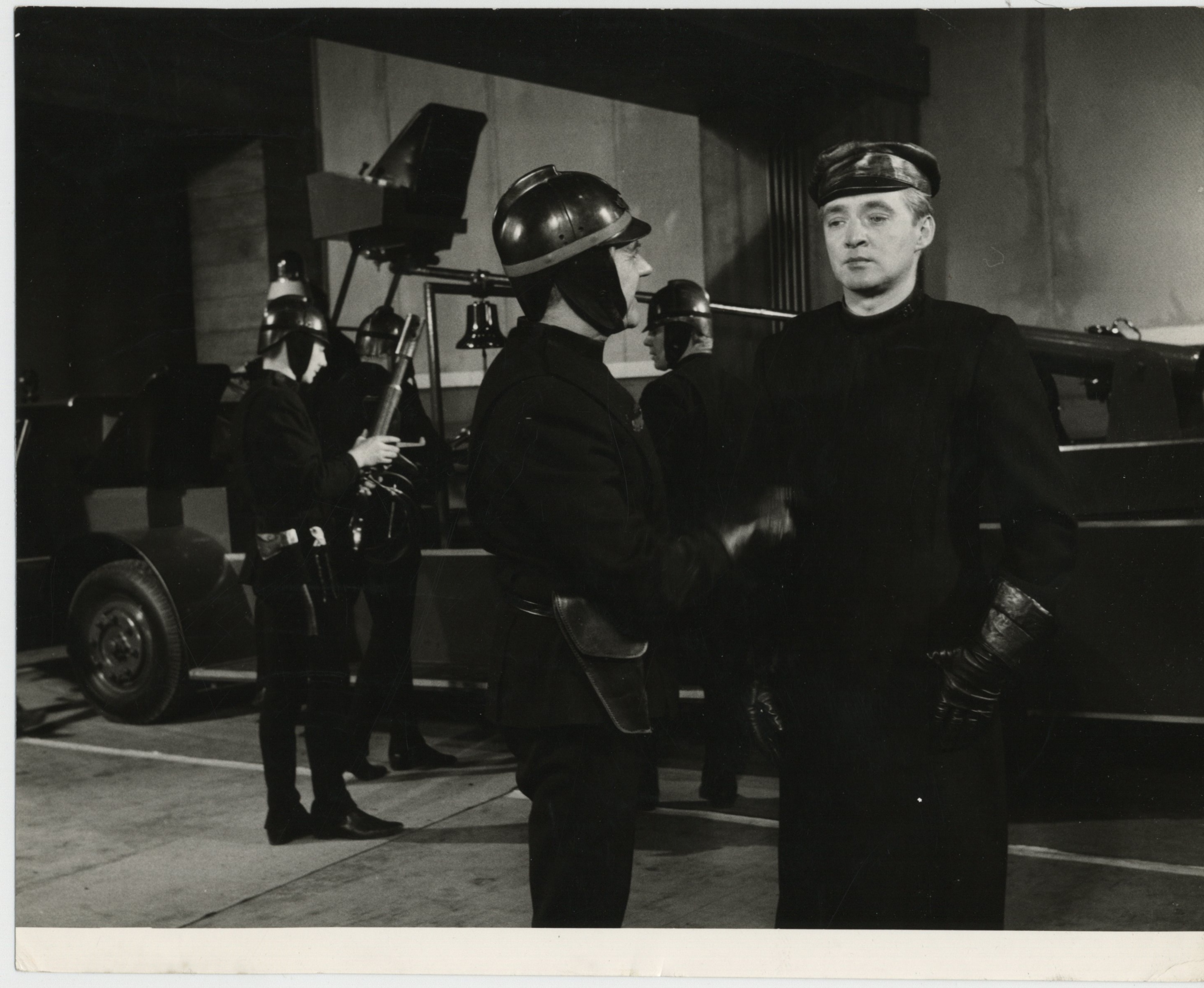 Cyril Cusack and Oskar Werner in Fahrenheit 451 (1966)