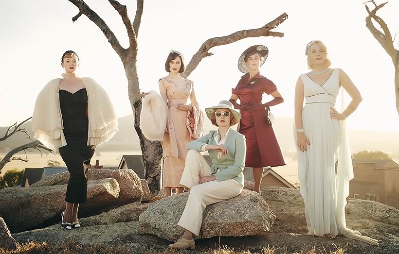 Rebecca Gibney, Sarah Snook, and Hayley Magnus in The Dressmaker (2015)