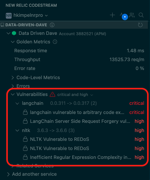 codestream shift-left vulnerabilities 1