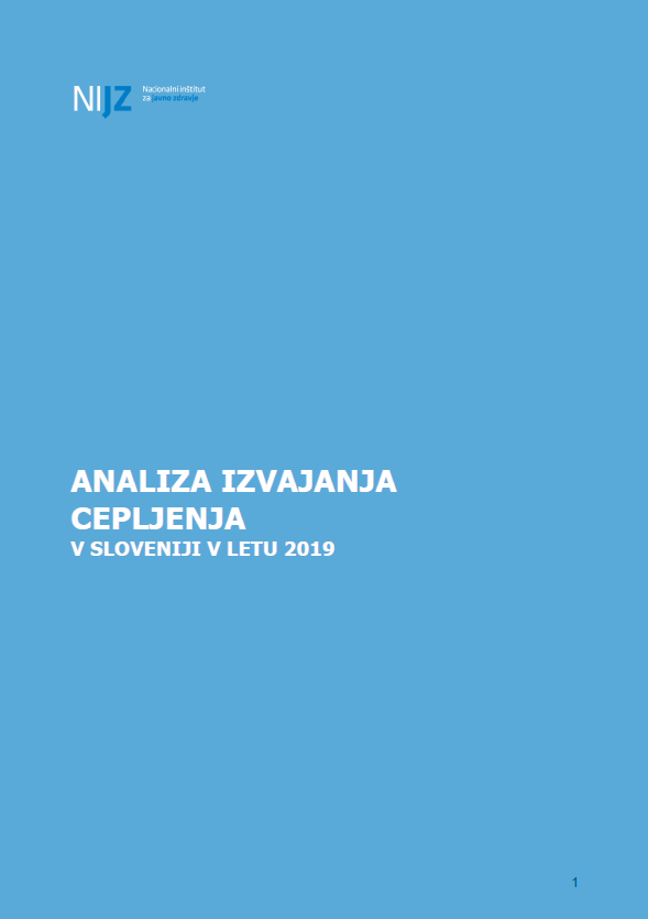 Analiza izvajanja cepljenja v Sloveniji v letu 2019