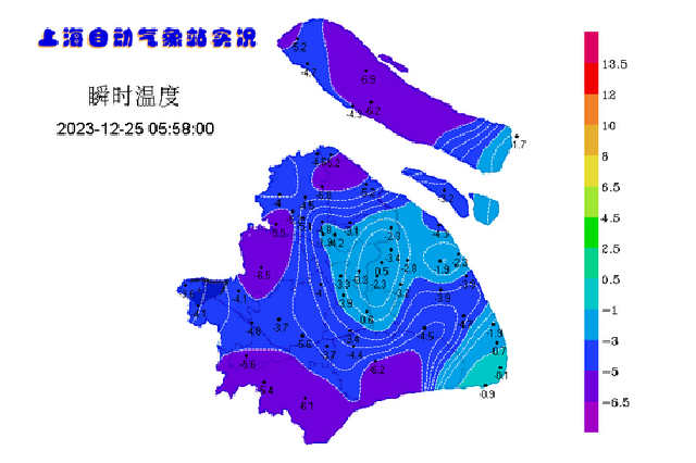 今晨上海气温仍在冰点以下郊区有严重冰冻 周二全面解冻