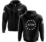 Image of We the People Holsters 1776 Betsy Ross Flag Zip Up Hoodie 6897D314