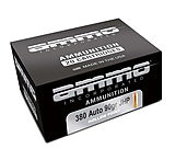 Ammo, Inc. Signature .380 ACP 90 grain Jacketed Hollow Point Brass Cased Centerfire Pistol Ammo, 20 Rounds, 380090JHP-A20