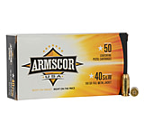 Armscor Precision Inc USA .40 S&amp;W 180 Grain Full Metal Jacket Brass Cased Pistol Ammunition