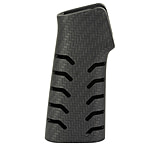 Image of Battle Arms Development Ultralight Chevron Carbon Fiber Pistol Grip, Black, Carbon Fiber Construction, Fits AR Rifles