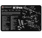 Image of BECK TEK, LLC (TEKMAT) TEKR17HKVP9SK HK VP9SK Handgun Cleaning Mat 11&quot;x17&quot;x1/8&quot;