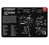 Image of BECK TEK, LLC (TEKMAT) TEKR17SIGP250 Sig Sauer P250 Handgun Cleaning Mat 11&quot;x17