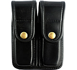 Image of Bianchi 7902 Double Mag Pouch - Plain Black, Brass 22192