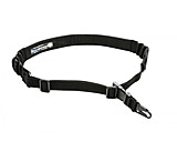 Blue Force Gear UDC Padded Bungee Single Point Sling w/Sling Snap Hook Adapter, Black, UDC-200-BG-HK-BK