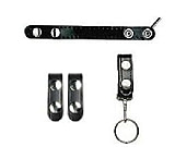 Image of Boston Leather Belt Keeper Combo Pack Black