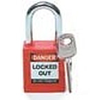 Image of Brady Safety Padlock, Brady 51339 Safety Padlock, Pack of 6