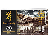 Image of Browning Long Range Pro .28 Nosler 160 Grain Sierra MatchKing Boat Tail Hollow Point Brass Cased Centerfire Rifle Ammunition