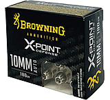 Image of Browning X-Point 10mm Auto 180 grain X-Point Brass Cased Centerfire Pistol Ammunition