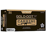 Speer Gold Dot Carbine 9mm Luger 135 Grain Carbine Brass Cased Pistol Ammo, 50, 59GDC1