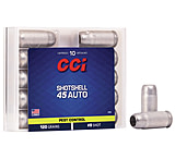 Image of CCI Ammunition Pest Control Shotshell .45 ACP 120 Grain Shotshell Centerfire Pistol Ammunition