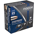 Fiocchi Hyperformance Defense .380 ACP 90 Grain XTPHP Brass Pistol Ammo, 25 Rounds, 380XTP25