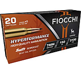 Image of Fiocchi Hyperformance Hunt 7mm Remington Magnum 150 Grain Scirocco Brass Rifle Ammunition