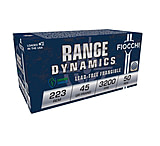 Image of Fiocchi Range Dynamics .223 Remington 45 Grain Lead Free Frangible Brass Rifle Ammunition