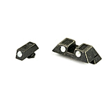 Image of Glock G17/19/22/23/26/27/33/34/35/37/38/39 6.5MM Green Dot Steel Night Sight Set