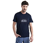 Icebreaker Merino 150 Tech Lite III SS Tee IB Grown Naturally - Men's, Midnight Navy, Extra Large, IB0A56WY401XL