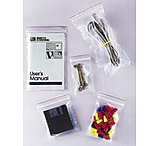 Image of ITW Zipper Close Bags, ITW Minigrip SBE2W46 Clear Bags With White Write-On Strip, 2 Mil Thickness, Pack of 1000