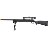 Image of Lancer Tactical High FPS M24 Bolt Action Spring Powered Sniper Rifle w/ Scope &amp; Bipod