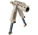 Image of FAB Defense Vertical Foregrip with Bipod and 1in Light Adapter