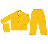 Image of MCR Safety Classic Suit, .35mm PVC/Poly, Detachable Hood, Snap Front Jacket, Waist Pant