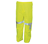 Image of MCR Safety Luminator Hi Vis Durable Lightweight Elastic Waist Rain Pants, Hi Vis Poly/PU, ANSI 107 Class E