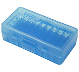 MTM 50 Round 44 Magnum-45 Long Colt Blue Pistol Ammo Box, P504424