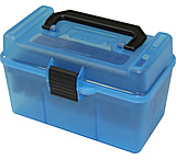 MTM H50 Ammunition Box .17 Remington to .223 Remington Blue