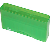 MTM J-20 Slip-Top Boxes .300 To 7mm Magnum Caliber, Clear Green, J-20-LLD-16