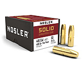 Image of Nosler 23654 Solid 416 Caliber .416 400 GR Flat Point (FP) 25 Box