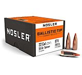 Image of Nosler 39560 Ballistic Tip Varmint 22 Caliber .224 55 GR Spitzer Point 250 Box