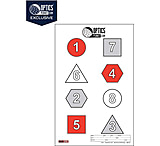 Image of OpticsPlanet Exclusive EZ2C Targets Style 25, Recognition And Aquisition Drill Target