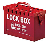 Image of Brady 13 Lock Group Lock Box Blue 262-45190