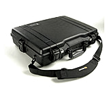 Image of Pelican 1495 CC#2 Notebook - Laptop Computer Waterproof Carry Case w/ Lid Organizer, Foam and Removable Shoulder Strap