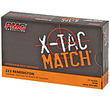 Image of PMC Ammunition X-Tac Match .223 Remington 77 Grain Open Tip Match (OTM) Brass Cased Rifle Ammunition