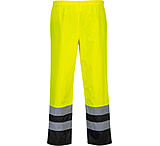 Portwest Hi-Vis 2-Tone Pants, Yellow/Black, 3XL, S486YBRXXXL