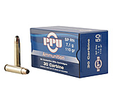 PPU Standard Rifle .30 Carbine 110 Grain Soft Point Brass Cased Rifle Ammo, 50 Rounds, PP30S