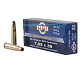 Image of PPU Metric Rifle 7.62x39mm 123 Grain Soft Point Brass Cased Rifle Ammunition