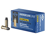 Image of PPU Handgun .38 Special 158 Grain Semi Wadcutter Brass Cased Pistol Ammunition