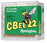 Image of Remington CBee 22 .22 Long Rifle 33 Grain Truncated Hollow Point Brass Cased Rimfire Ammunition