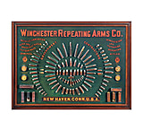 Image of River's Edge 12in x 17in Tin Sign - Winchester Cartridge Board