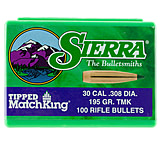 Image of Sierra .30 Caliber 195 Grain Tipped MatchKing Rifle Bullets